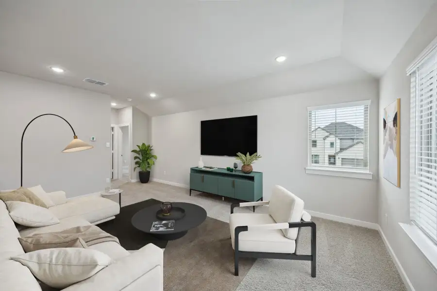 Game Room in the Stanley II home plan by Trophy Signature Homes – REPRESENTATIVE PHOTO Game Room in the Stanley II home plan by Trophy Signature Homes – REPRESENTATIVE PHOTO