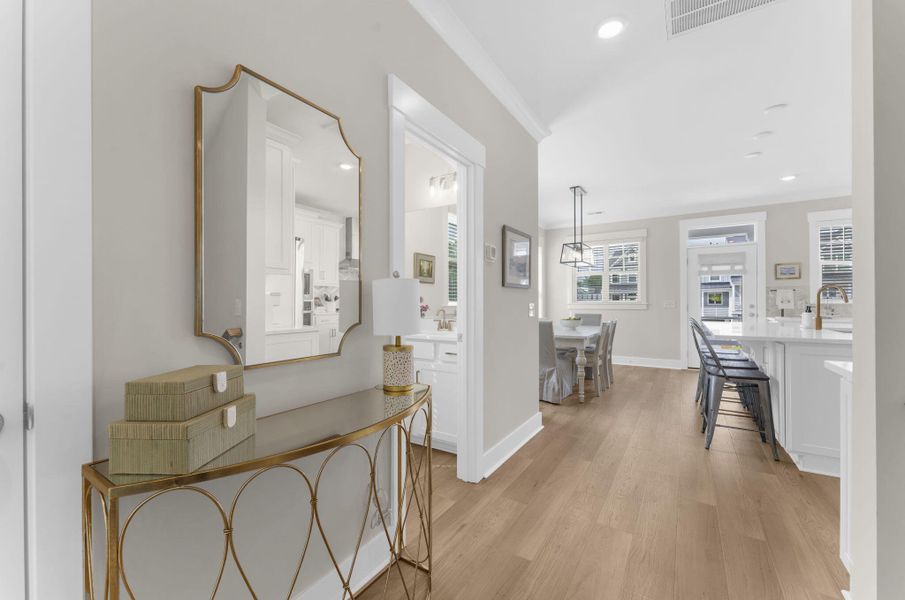 Furnished interior view inside a new home in , Charleston (Image 28).