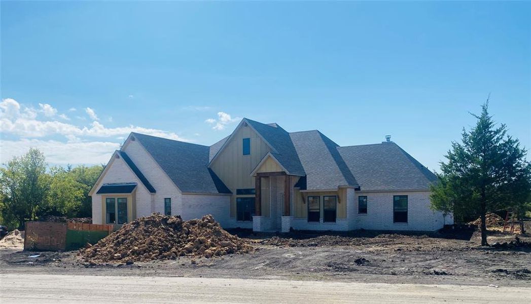 Unfinished View of front of property