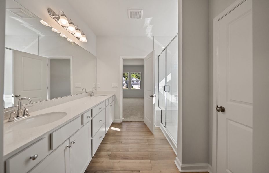 Furnished interior view inside a new home in Cambria, Garner (Image 11).