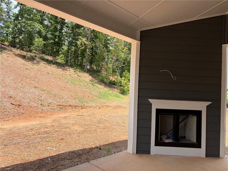 Exterior details and patio area of a home in , Cumming (Image 3). Exterior details and patio area of a home in , Cumming (Image 3).