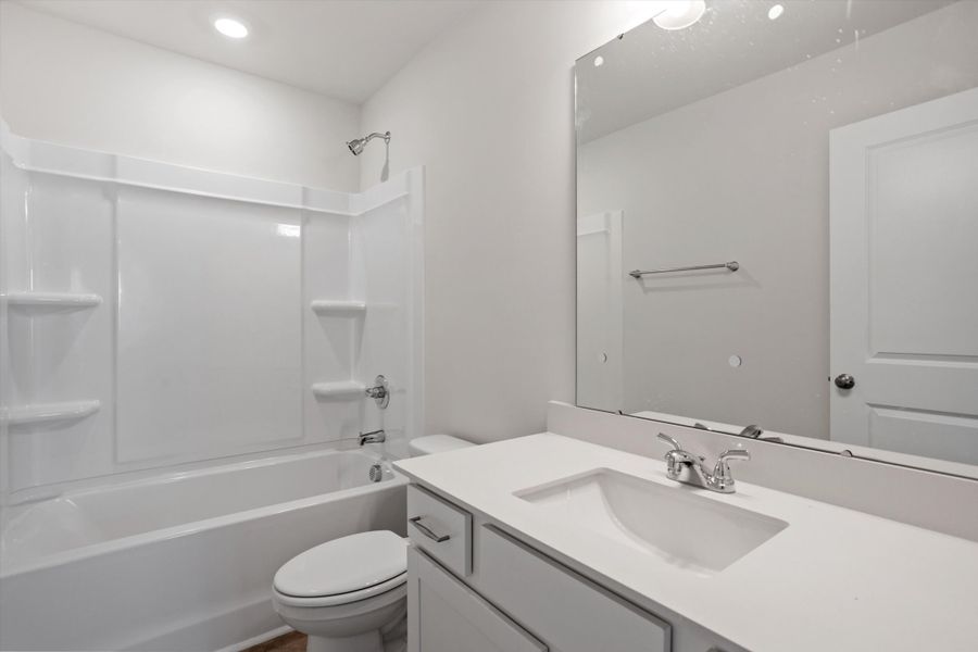 Furnished interior view inside a new home in Cambridge Reserve, Angier (Image 14).