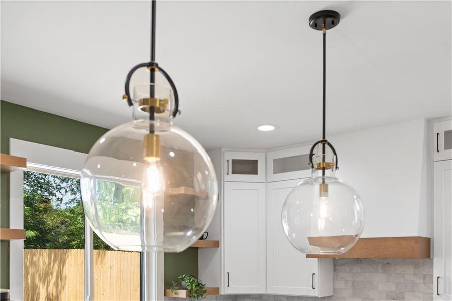 Close-up of interior finishes inside a home in , Atlanta (Image 24).