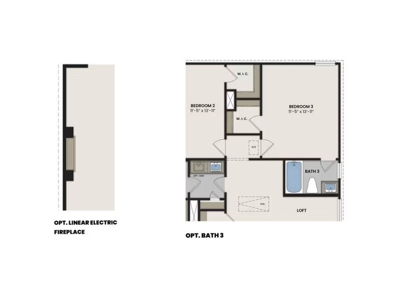 2D floor plan layout of this home in Heartland, Heartland, TX (Image 4).