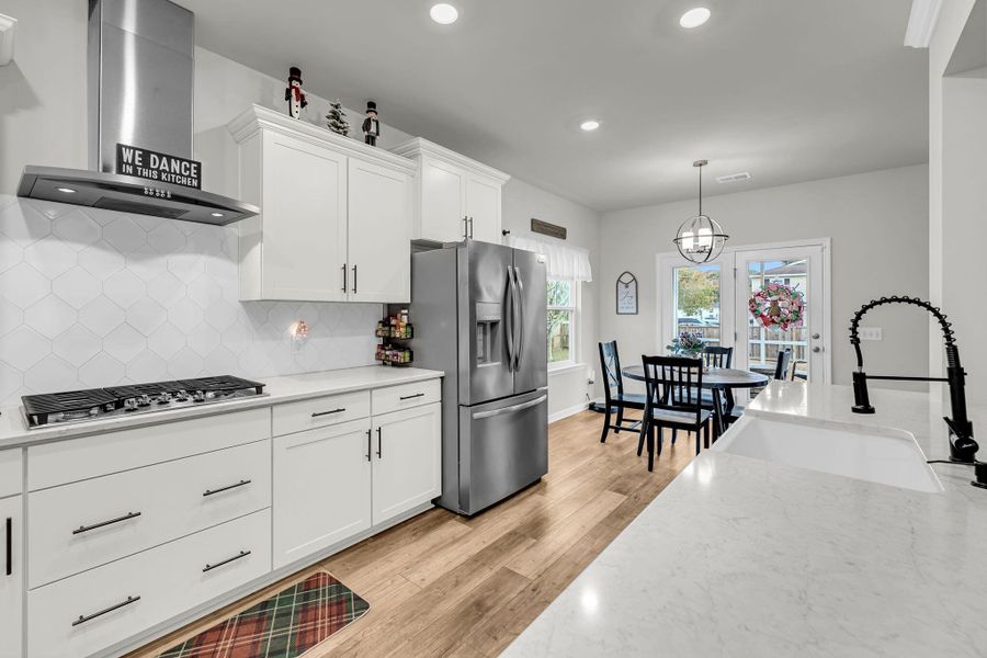 Furnished interior view inside a new home in Cordgrass Landing, Johns Island (Image 14).