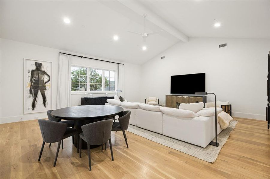Furnished interior view inside a new home in , Dallas (Image 13).