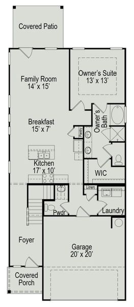 2D floor plan layout of this home in Enclave at Willis, Willis, TX (Image 2). 2D floor plan layout of this home in Enclave at Willis, Willis, TX (Image 2).