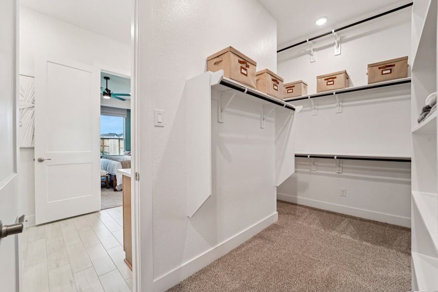 Furnished interior view inside a new home in Bridgeland, Cypress (Image 17). Furnished interior view inside a new home in Bridgeland, Cypress (Image 17).