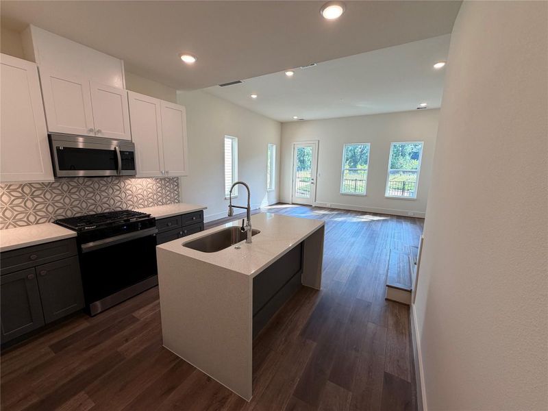 Furnished interior view inside a new home in , Houston (Image 4). Furnished interior view inside a new home in , Houston (Image 4).