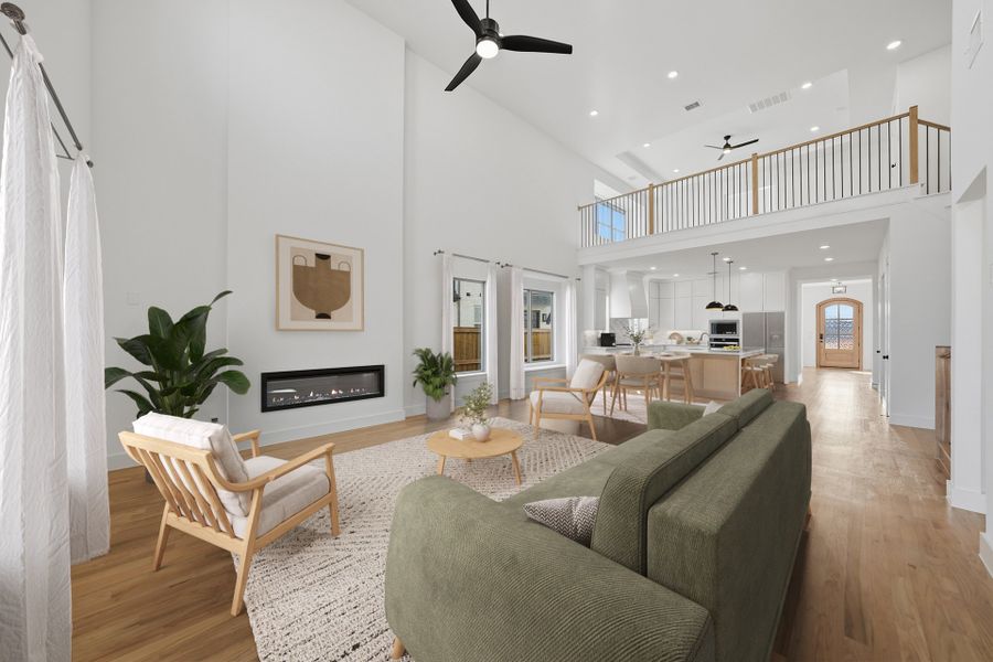 Furnished interior view inside a new home in Aster Park, McKinney (Image 14).