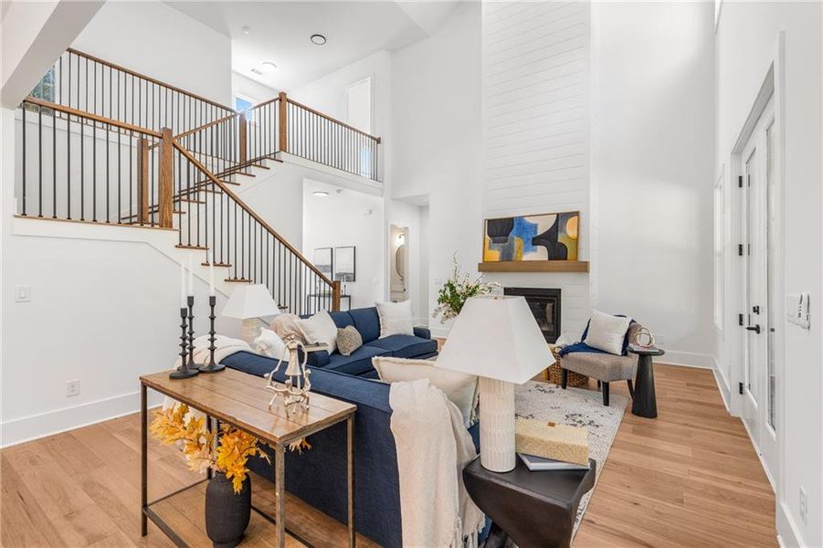 Furnished interior view inside a new home in , Alpharetta (Image 28). Furnished interior view inside a new home in , Alpharetta (Image 28).