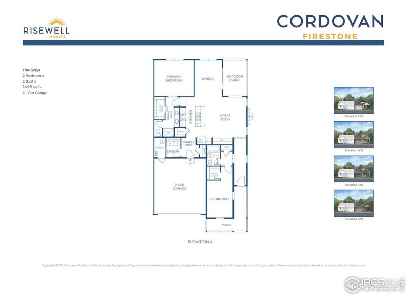 2D floor plan layout of this home in Cordovan, Longmont, CO (Image 4). 2D floor plan layout of this home in Cordovan, Longmont, CO (Image 4).