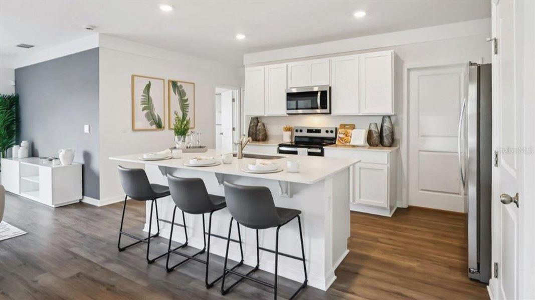Furnished interior view inside a new home in , Davenport (Image 9). Furnished interior view inside a new home in , Davenport (Image 9).