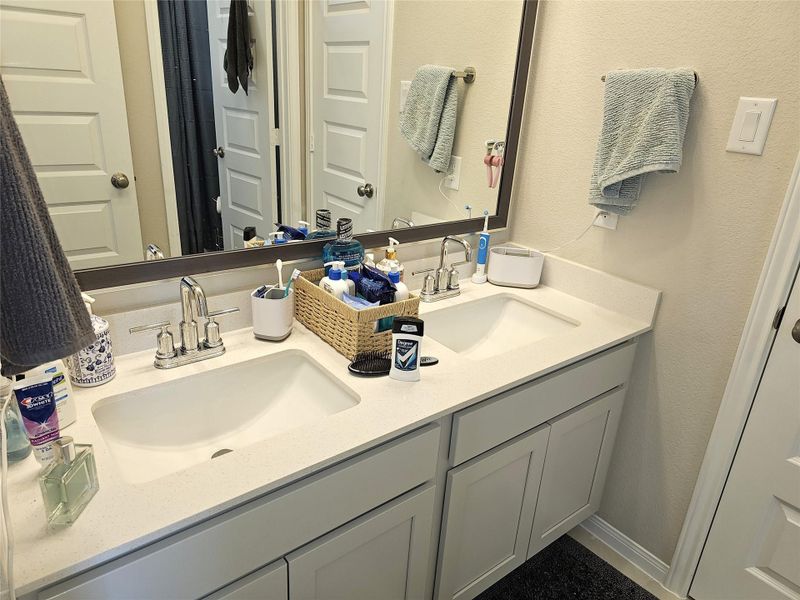 Furnished interior view inside a new home in Kemah Crossing - Luxe Series, Kemah (Image 28).