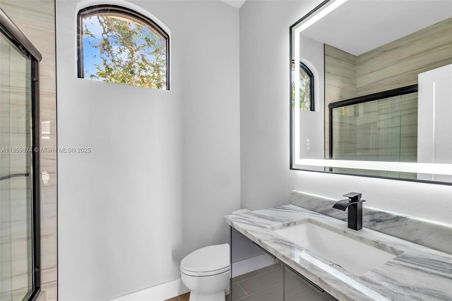 Furnished interior view inside a new home in , Weston (Image 7).