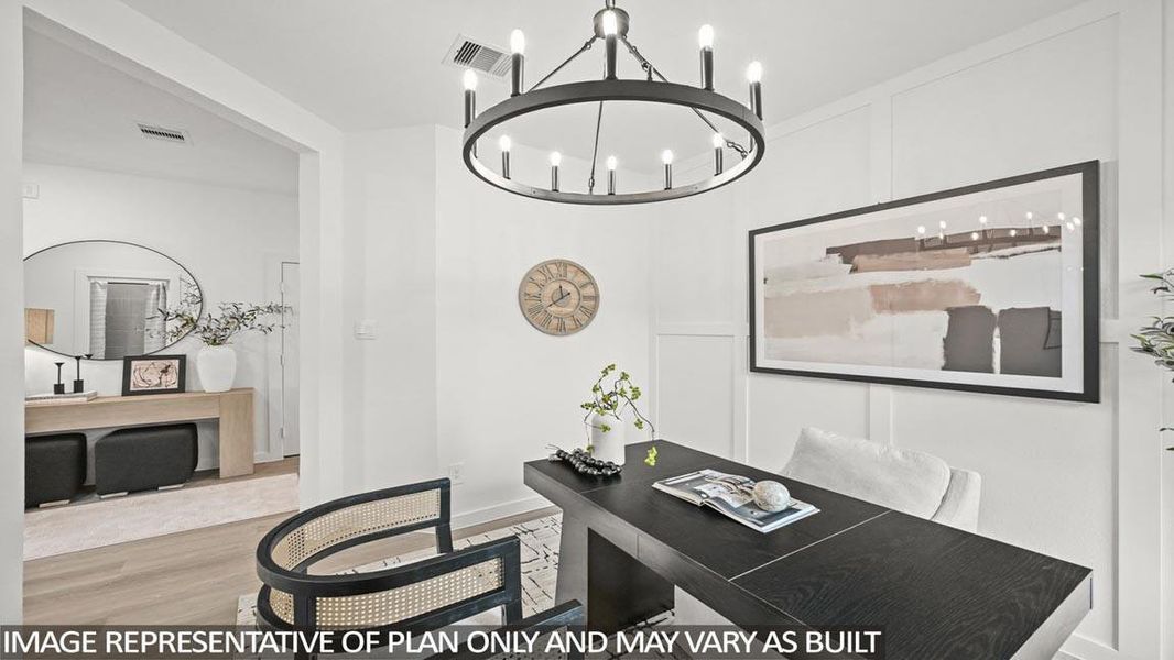 Furnished interior view inside a new home in Chapel Lakes, Montgomery (Image 10).