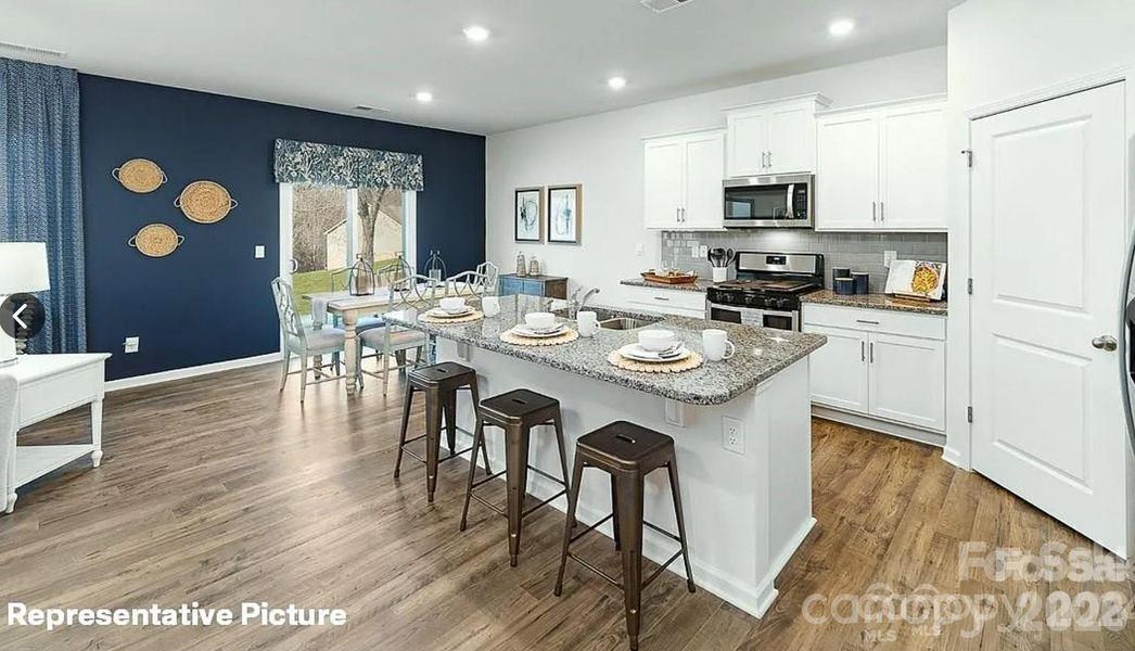 Furnished interior view inside a new home in Brinkley Ridge, Kings Mountain (Image 29).