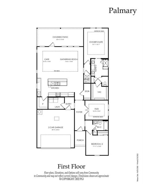 2D floor plan layout of this home in Del Webb Fulshear, Fulshear, TX (Image 5). 2D floor plan layout of this home in Del Webb Fulshear, Fulshear, TX (Image 5).