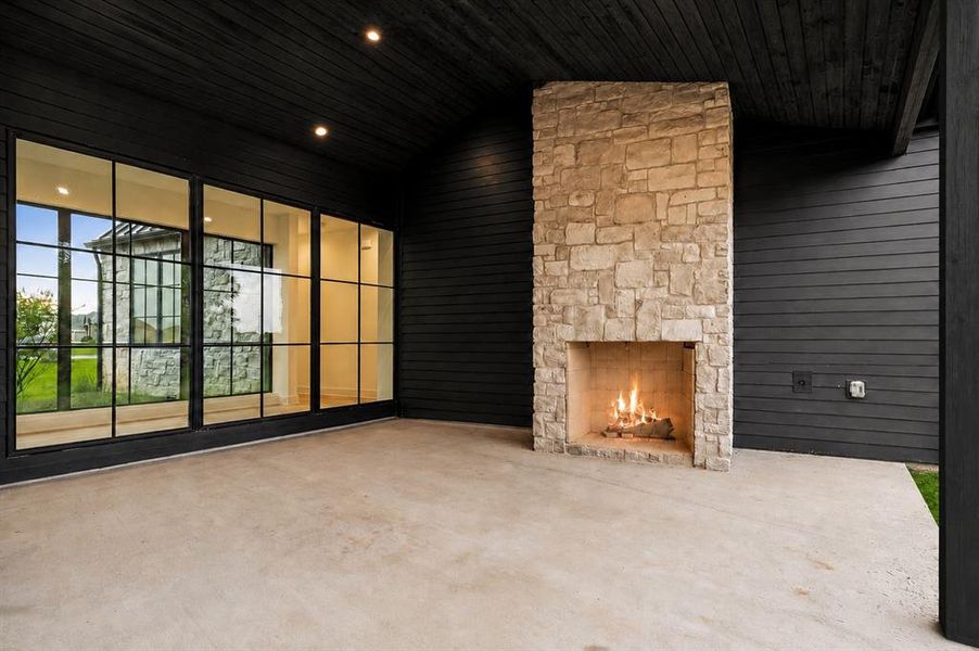 Exterior details and patio area of a home in , Weston (Image 4).
