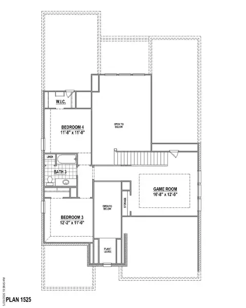 Plan 1525 2nd Floor Plan 1525 2nd Floor