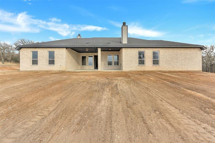 Exterior details and patio area of a home in , Poolville (Image 2). Exterior details and patio area of a home in , Poolville (Image 2).