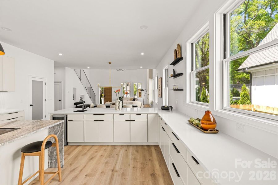 Furnished interior view inside a new home in , Charlotte (Image 9).