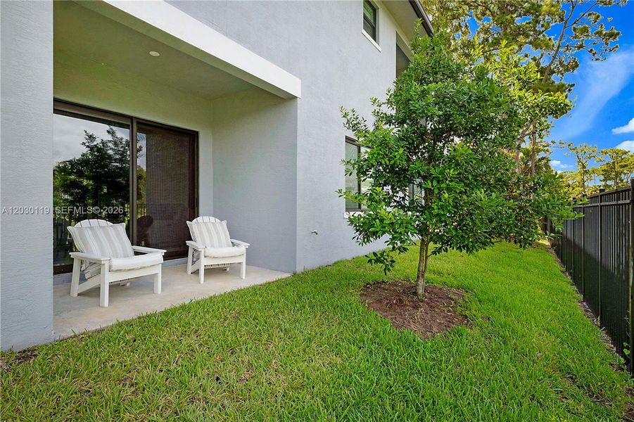 Exterior details and patio area of a home in , Palm City (Image 25).