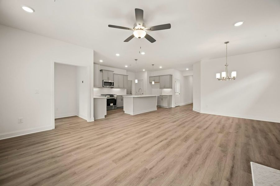 Representative unfurnished interior of a home built from the The Asher by Windsong Properties in Echols Farm, Hiram (Image 18). Representative unfurnished interior of a home built from the The Asher by Windsong Properties in Echols Farm, Hiram (Image 18).