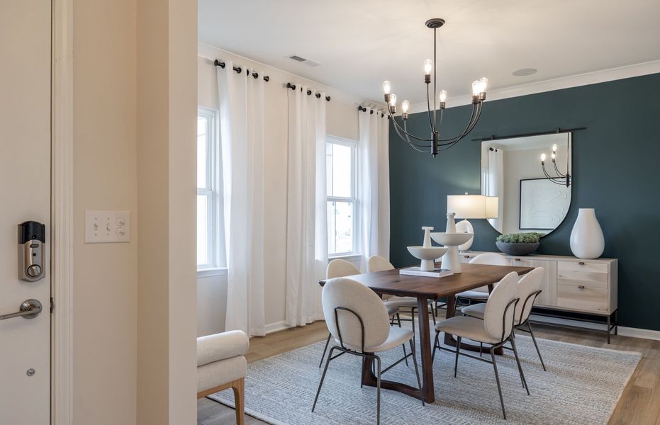 Furnished interior view inside a new home in Parkside Crossing, Charlotte (Image 3).