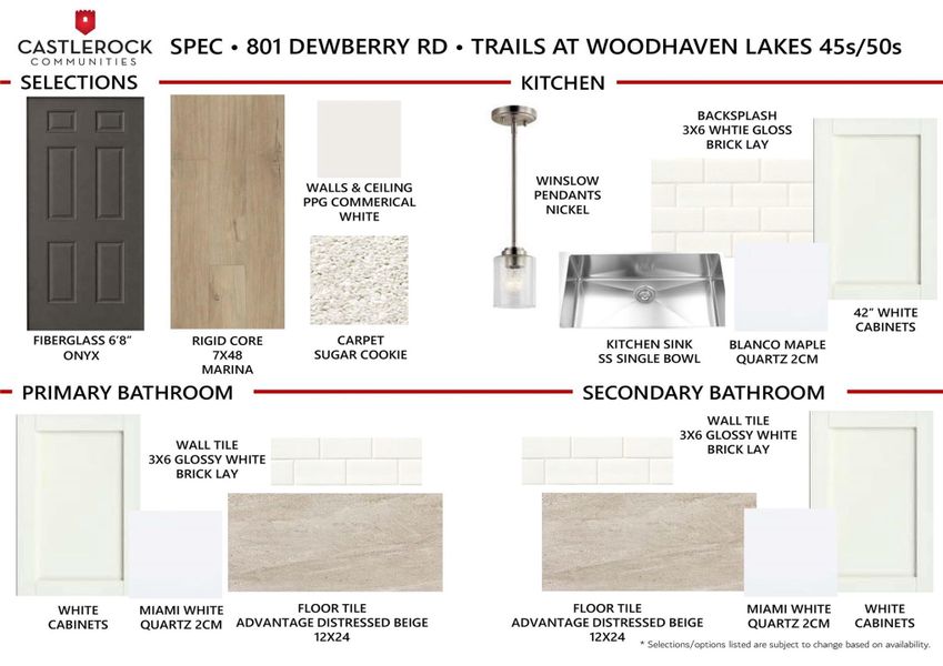 Sample of building materials used in homes in Trails at Woodhaven Lakes, La Marque (Image 25). Sample of building materials used in homes in Trails at Woodhaven Lakes, La Marque (Image 25).