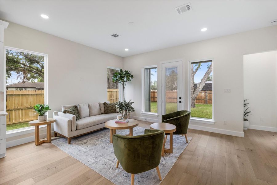 Furnished interior view inside a new home in , Houston (Image 4).