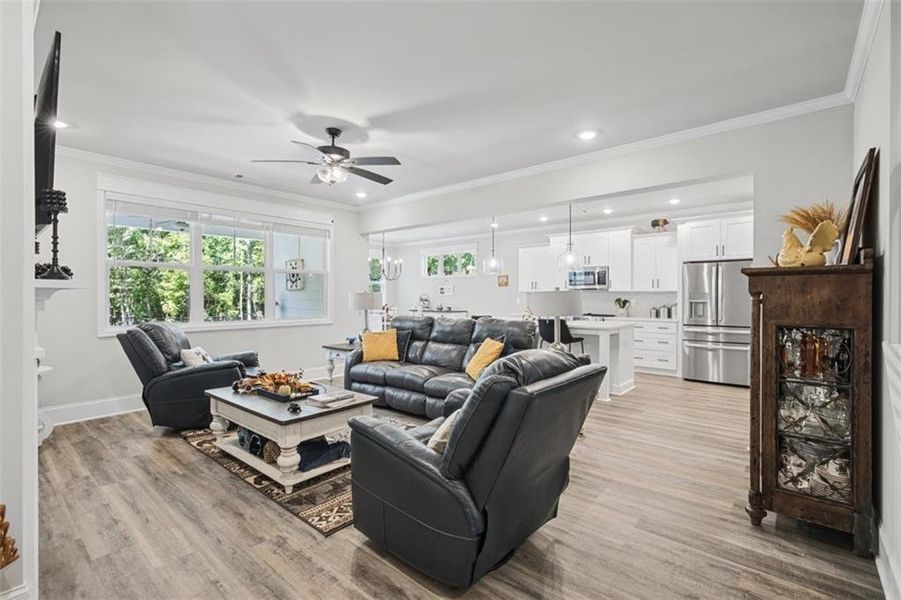 Furnished interior view inside a new home in , Douglasville (Image 58).