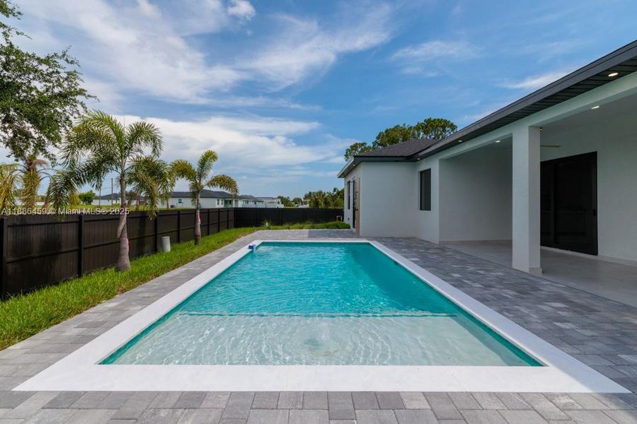 Exterior details and patio area of a home in , Cape Coral (Image 31). Exterior details and patio area of a home in , Cape Coral (Image 31).