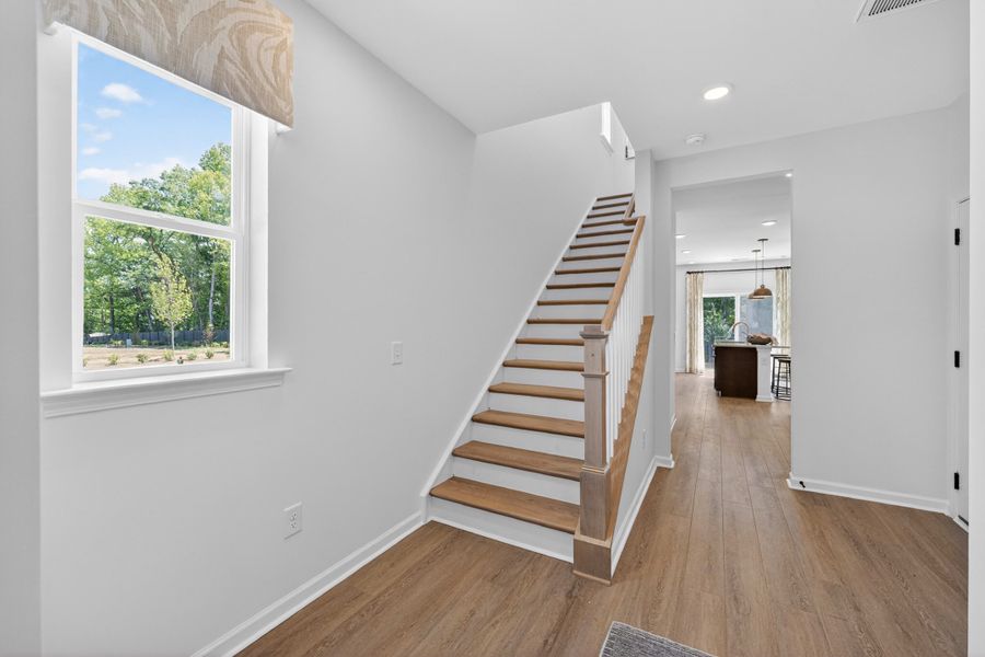 Representative unfurnished interior of a home built from the Hanover by Tri Pointe Homes in Amplitude, Charlotte (Image 21).