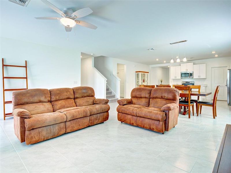 Furnished interior view inside a new home in , North Fort Myers (Image 18).