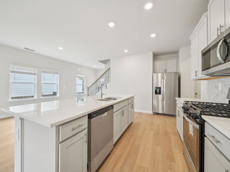 Furnished interior view inside a new home in Hawthorne Station, College Park (Image 4).