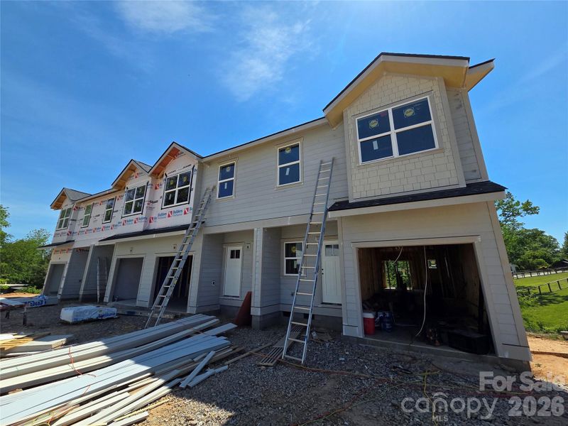 In-progress construction of a new home in , Asheville, NC (Image 3).