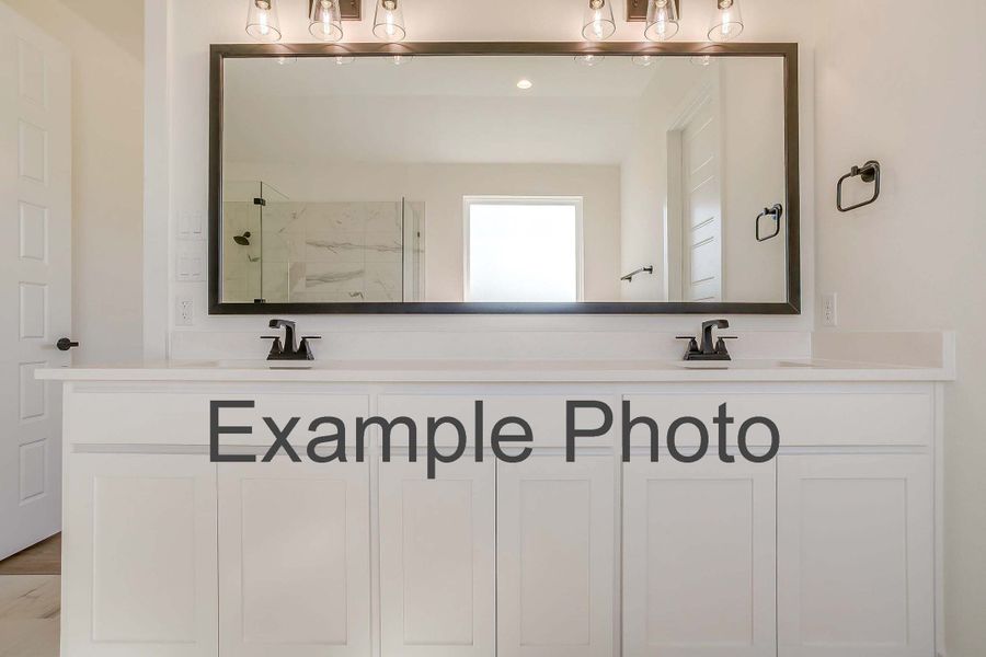 Representative furnished interior of a home built from the The San Antonio by Kenmark Homes in Paloma Ranches, Justin (Image 25).
