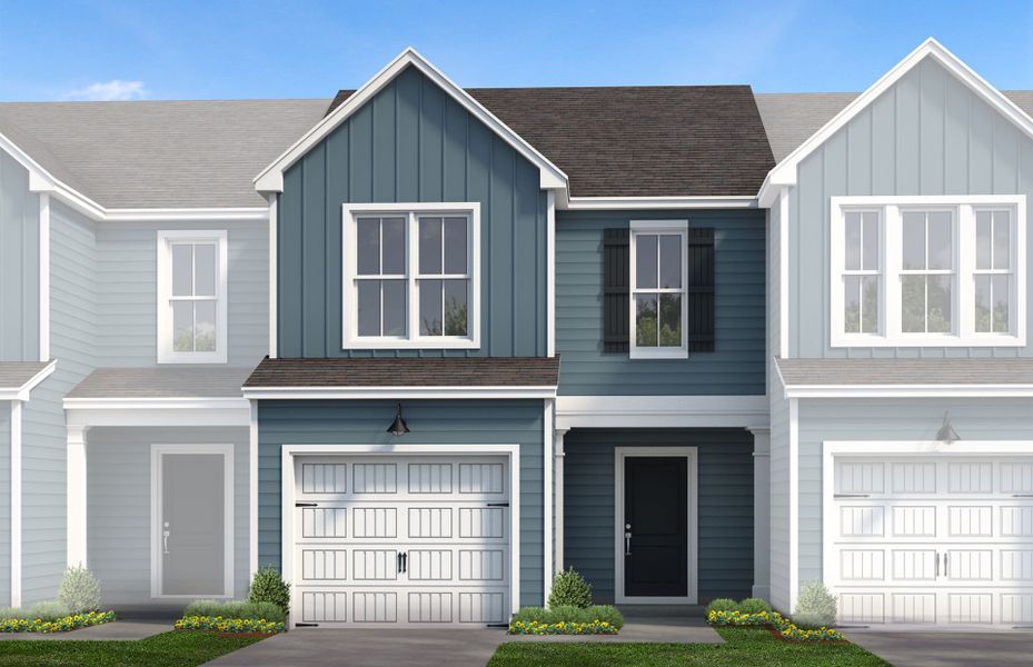 Representative exterior photo of a completed home built from the Grisham by Pulte Homes in Sedgefield Green, Greensboro, NC (Image 17).