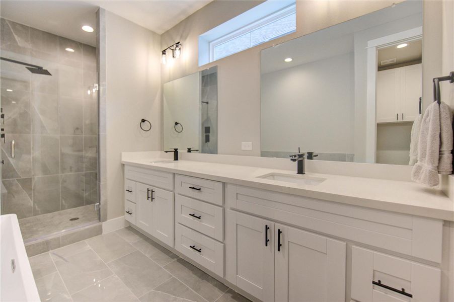 Furnished interior view inside a new home in , Houston (Image 29).