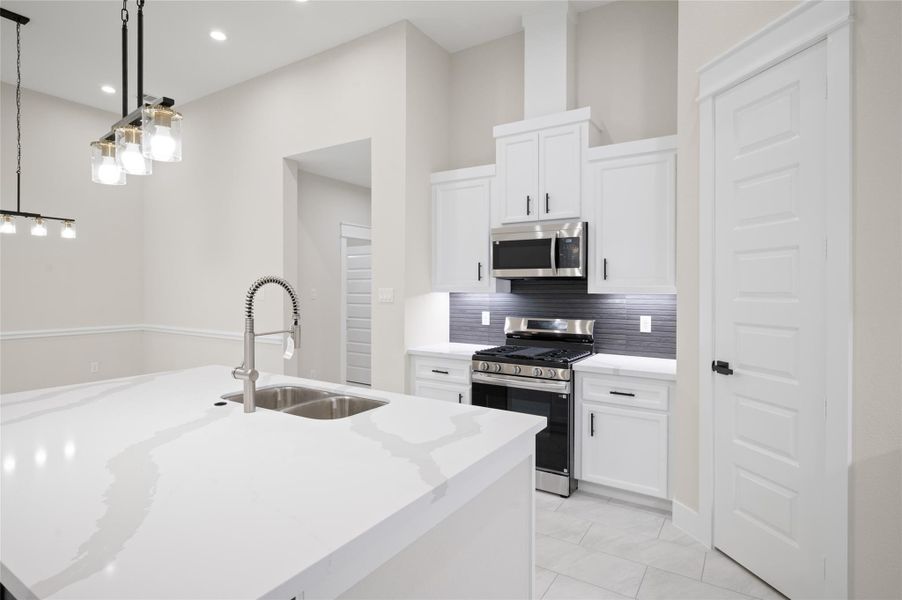 Furnished interior view inside a new home in , Porter (Image 8).
