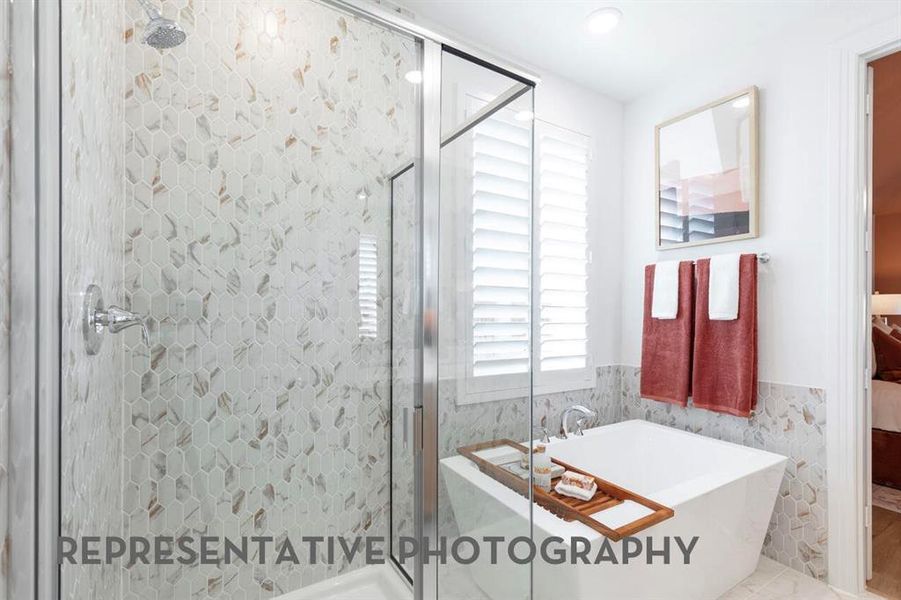 Furnished interior view inside a new home in Sonoma Verde, McLendon-Chisholm (Image 34).