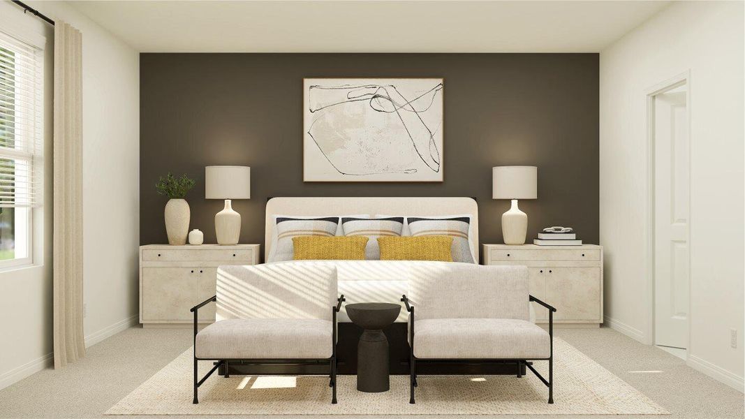 Furnished interior view inside a new home in Brystol at Wylder: The Oaks Collection, Port St. Lucie (Image 7).