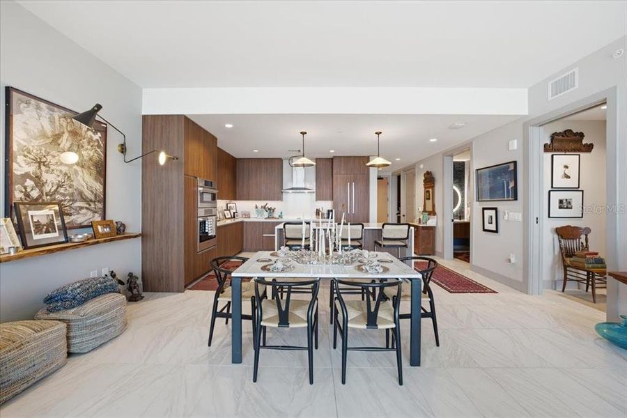 Furnished interior view inside a new home in , St. Petersburg (Image 8).