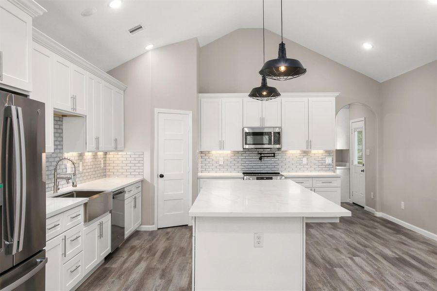 Another view of the kitchen