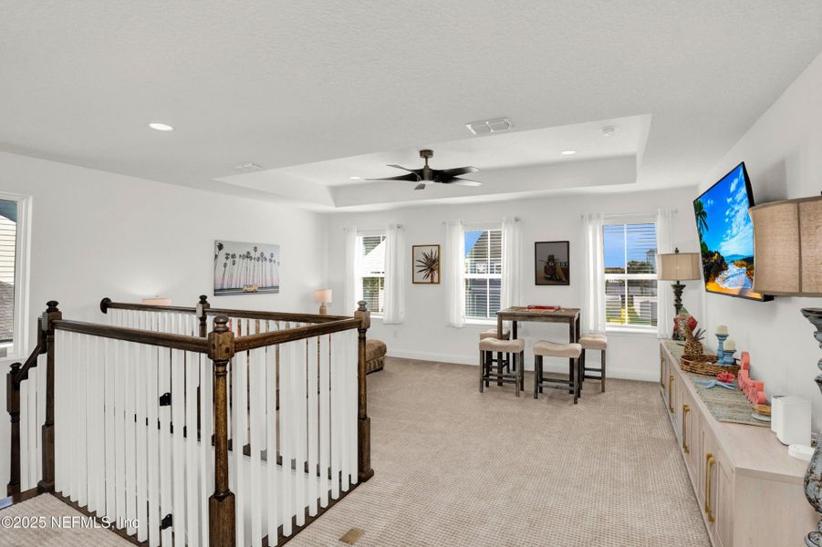 Furnished interior view inside a new home in Seaside Vista, St. Augustine (Image 15). Furnished interior view inside a new home in Seaside Vista, St. Augustine (Image 15).