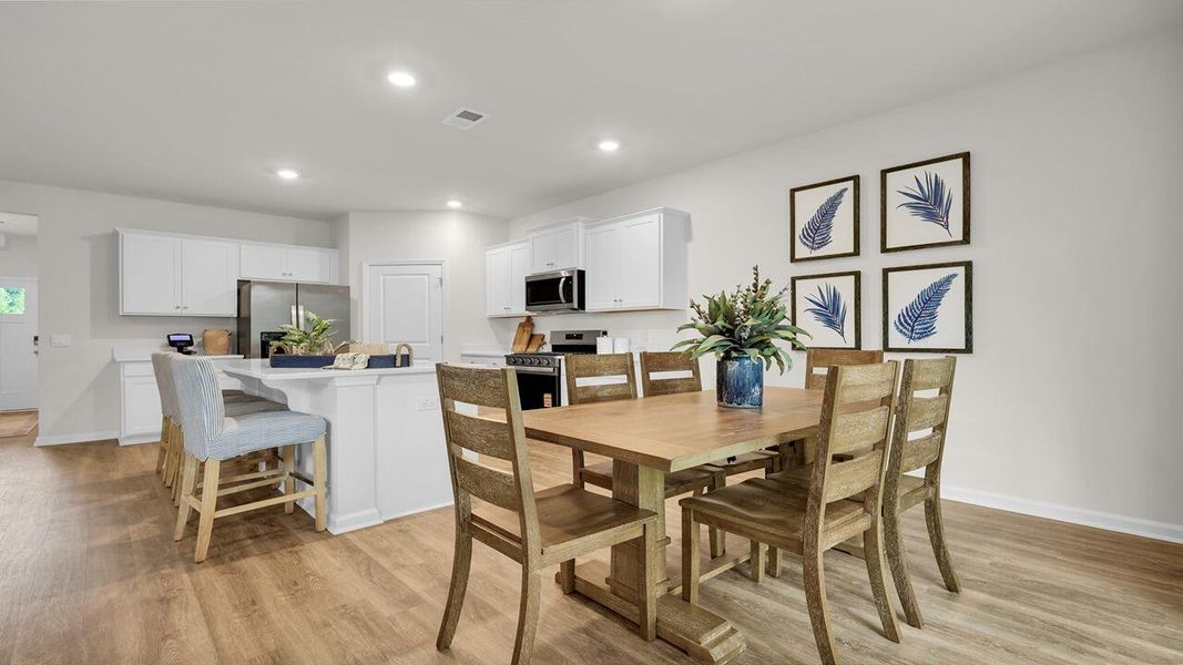 Furnished interior view inside a new home in The Cove at Mallard Crossing, Summerville (Image 11).