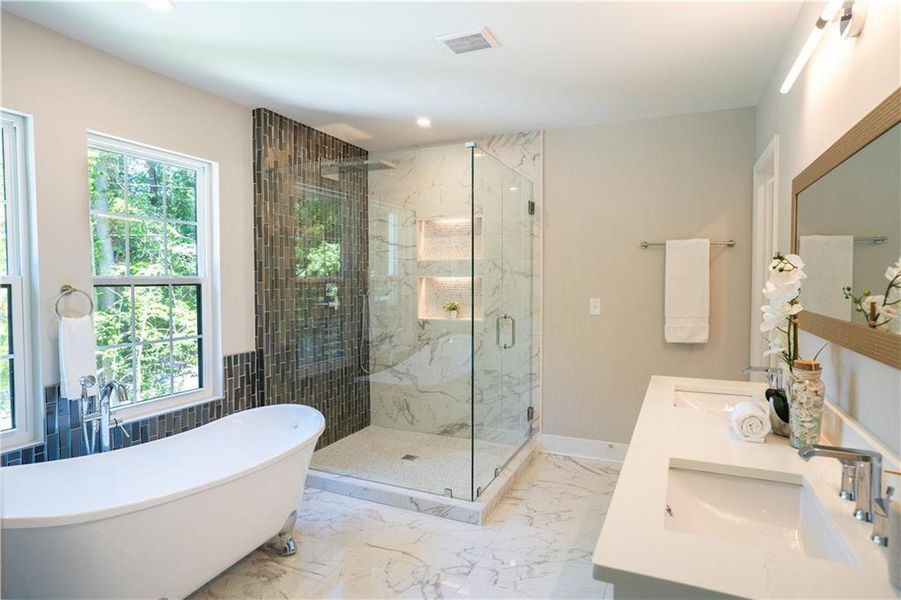 Furnished interior view inside a new home in , Snellville (Image 9).