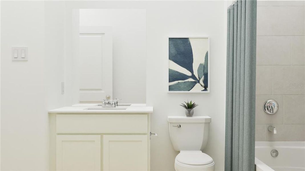 Furnished interior view inside a new home in , Clermont (Image 7). Furnished interior view inside a new home in , Clermont (Image 7).