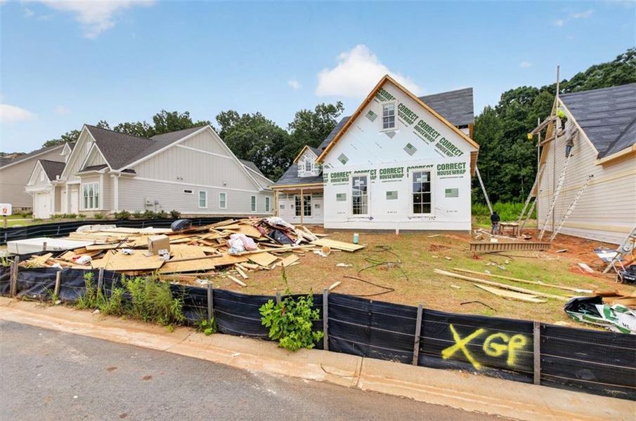 In-progress construction of a new home in , Statham, GA (Image 5). In-progress construction of a new home in , Statham, GA (Image 5).